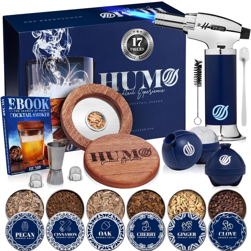 Brand New Premium Cocktail Smoker Kit Torch Whiskey Bourbon Bar Accessory Gift